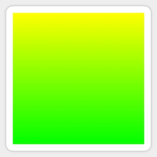 Shades of yellow and green Sticker